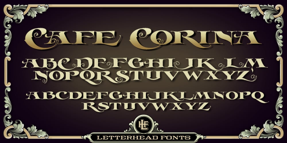 LHF Cafe Corina font