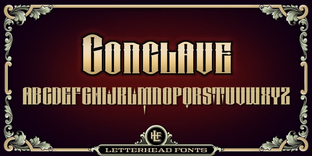 LHF Conclave font