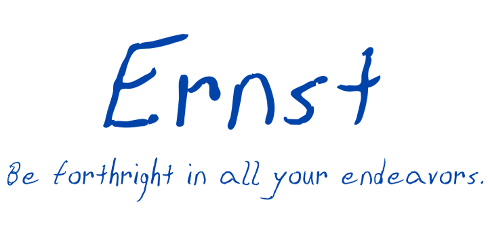 Ernst font