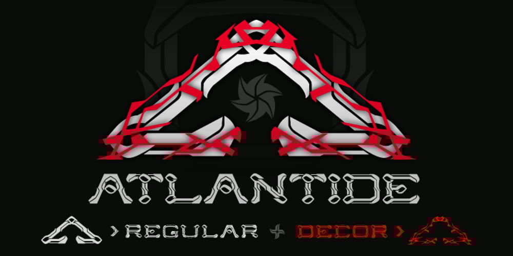 Atlantide font