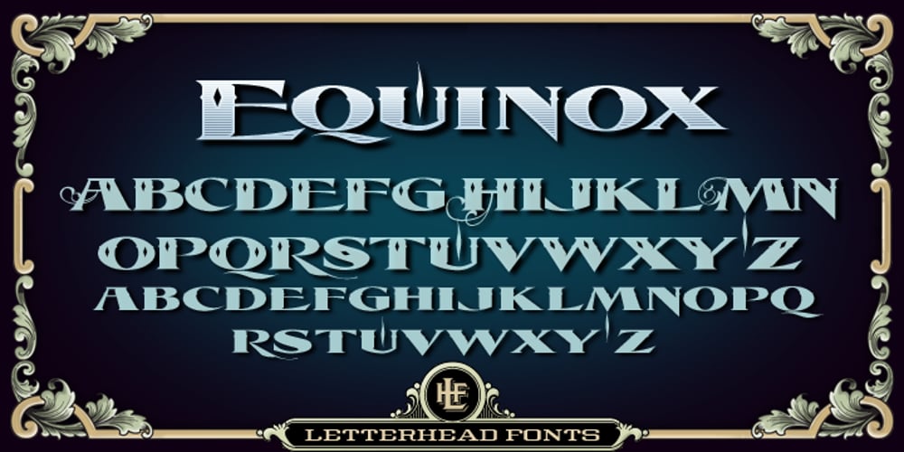 LHF Equinox font