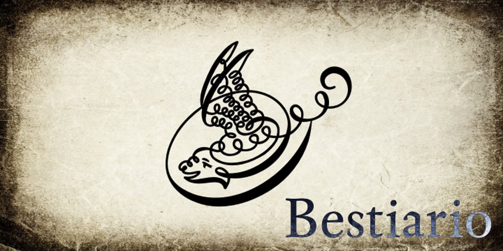 Bestiario font