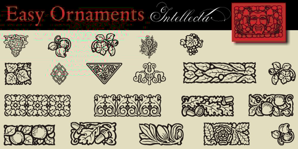 Easy Ornaments font