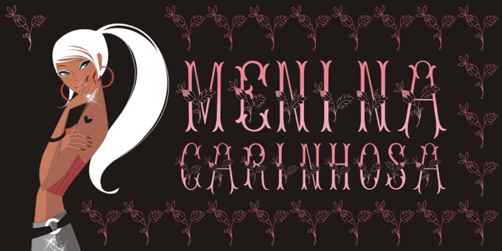 Menina Carinhosa font