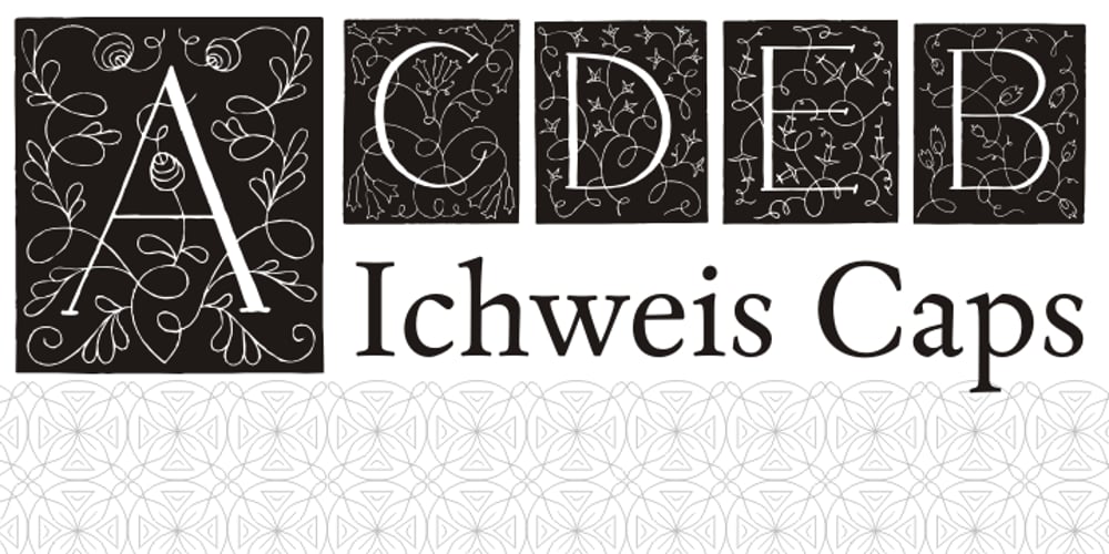 Ichweis Caps font