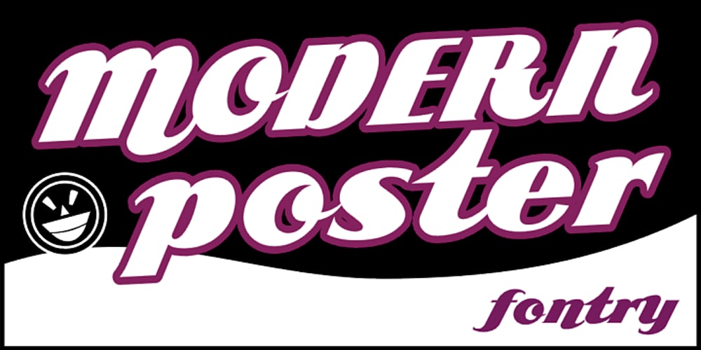 ARB 85 Poster Script font