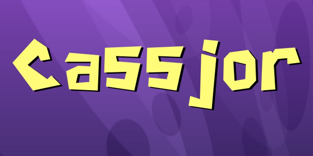 Cassjor font