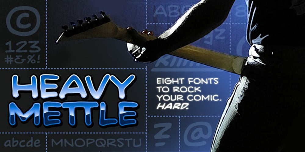 Heavy Mettle font