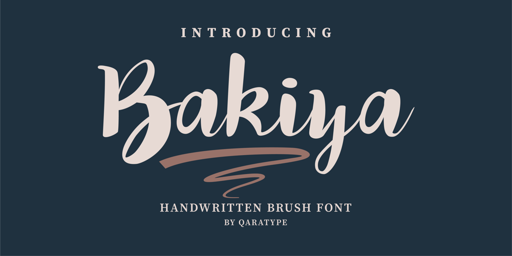 Bakiya font