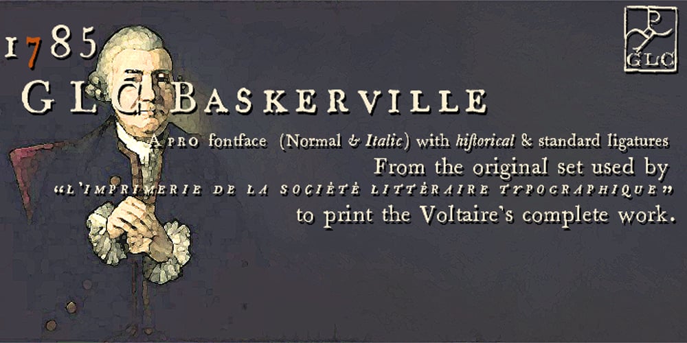 1785 GLC Baskerville font