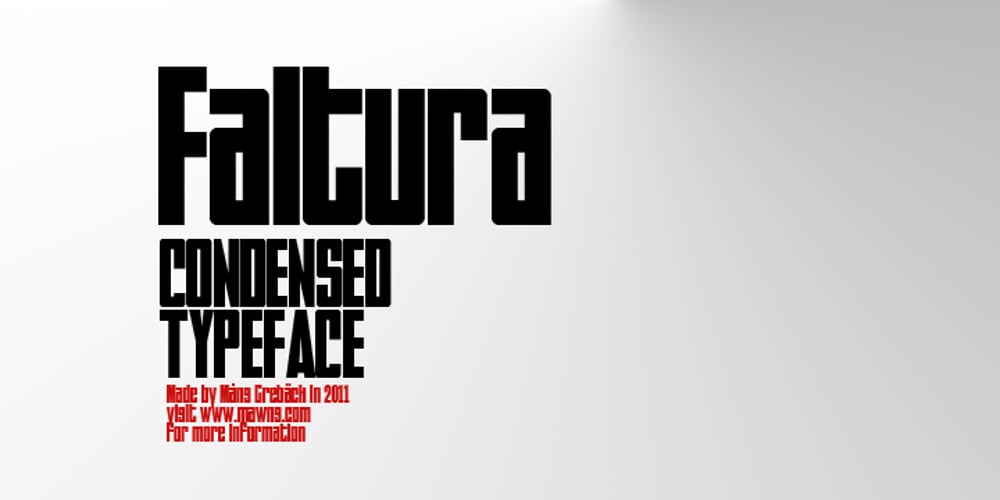 Faltura font