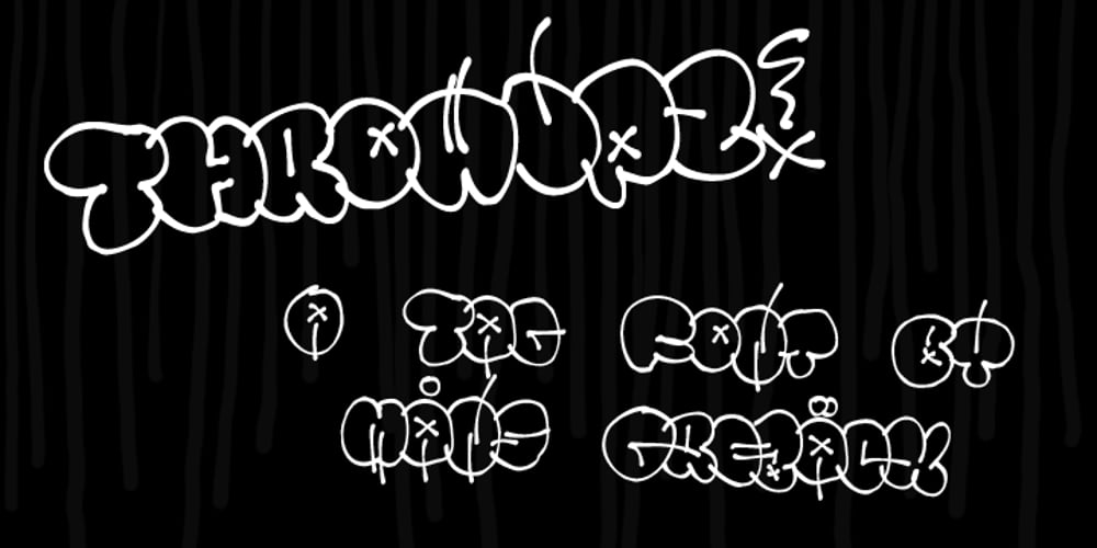 Throwupz font