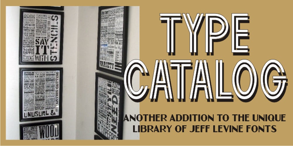 Type Catalog JNL font