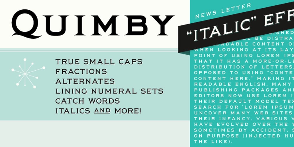 Quimby font