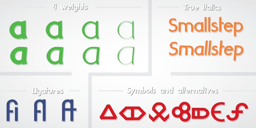 Smallstep Pro font