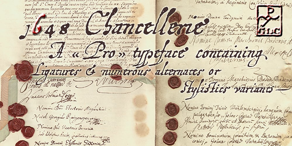 1648 Chancellerie font