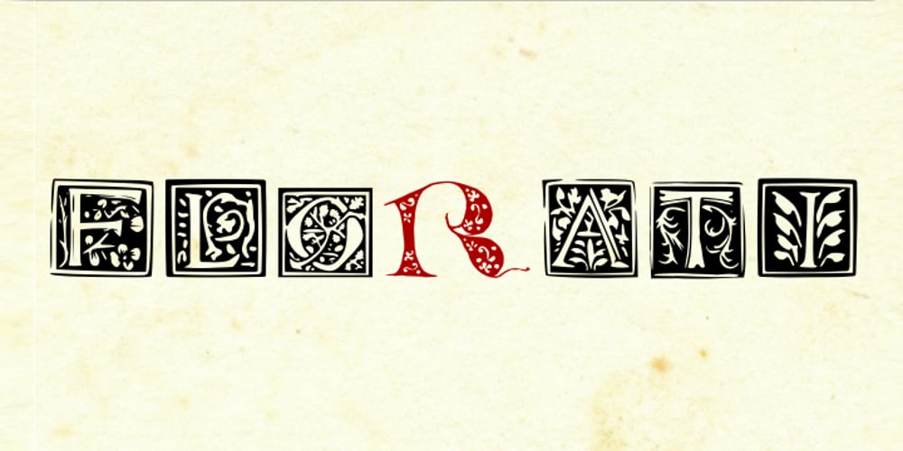 Florati font