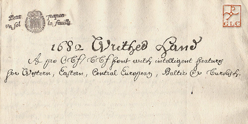 1682 Writhed Hand font