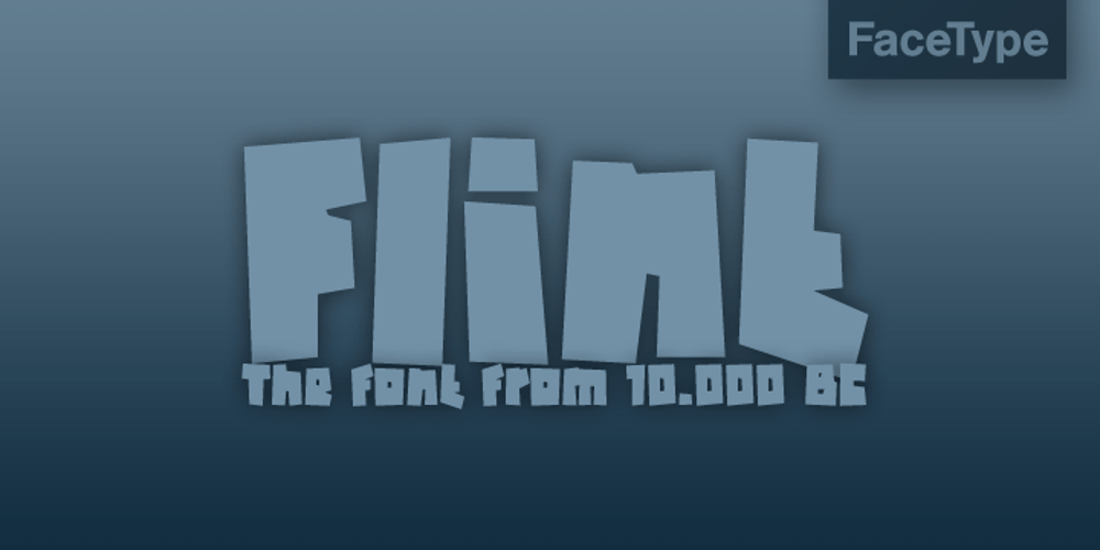 Flint font