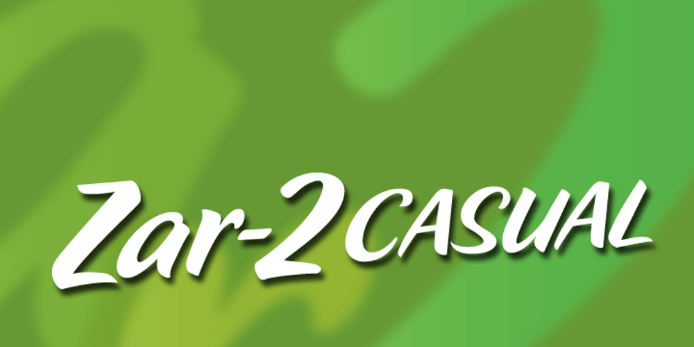 Zar2 Casual font