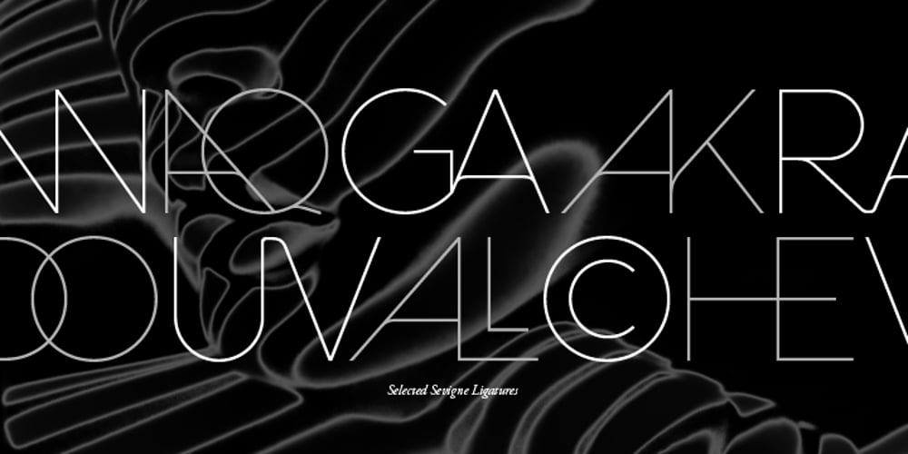Sevigne font