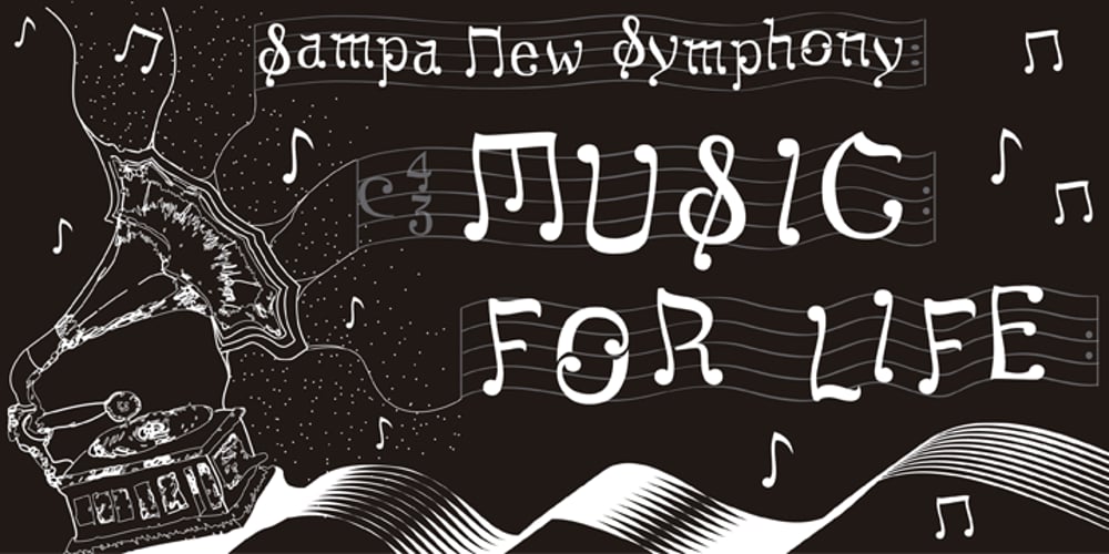 Sampa New Symphony font