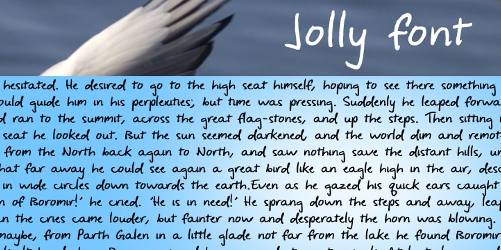 Jolly YOFF font