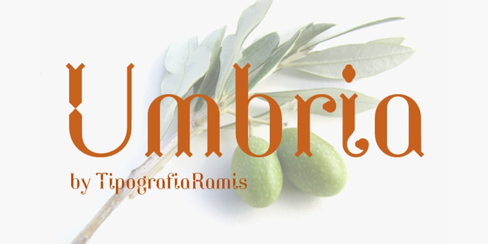 Umbria font