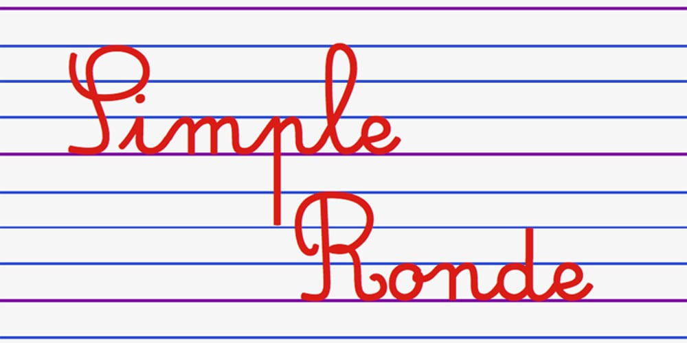 Simple Ronde font