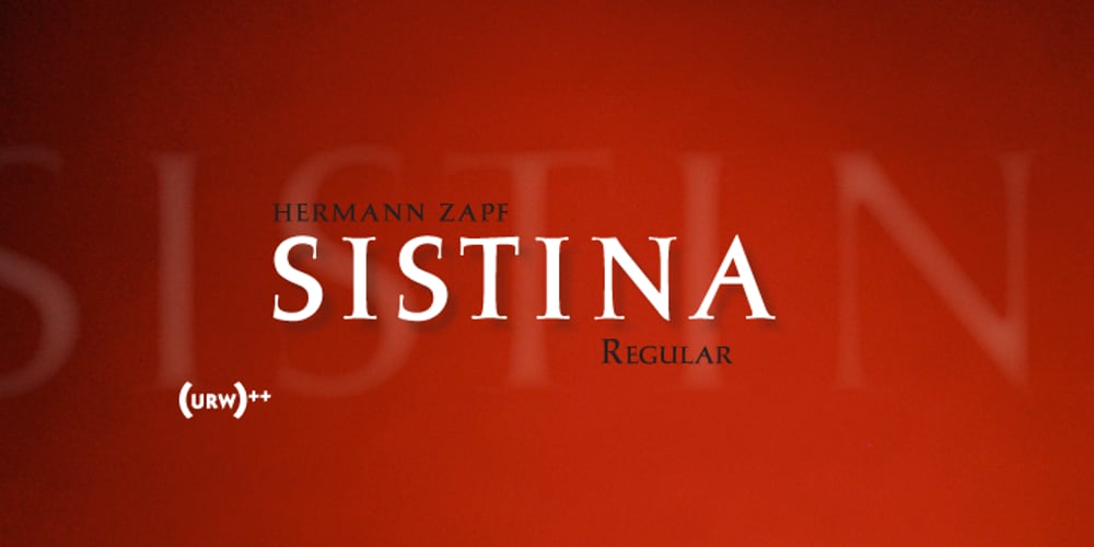 Sistina font