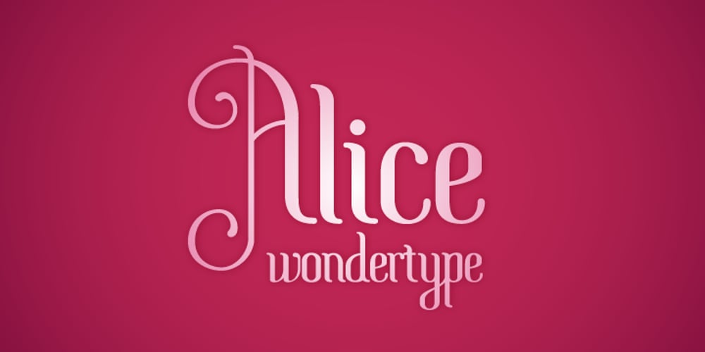 Alice font