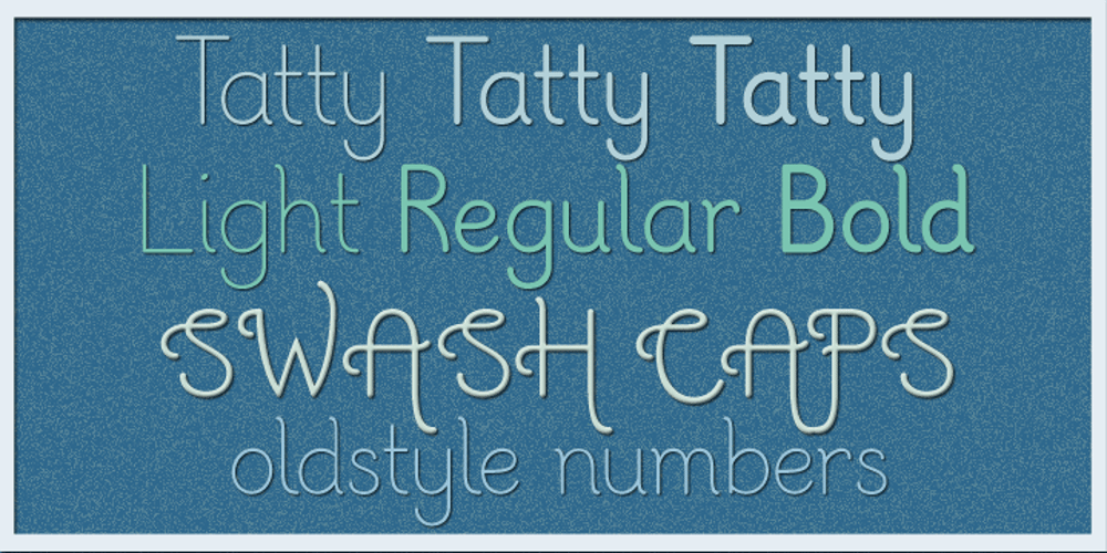 Tatty font