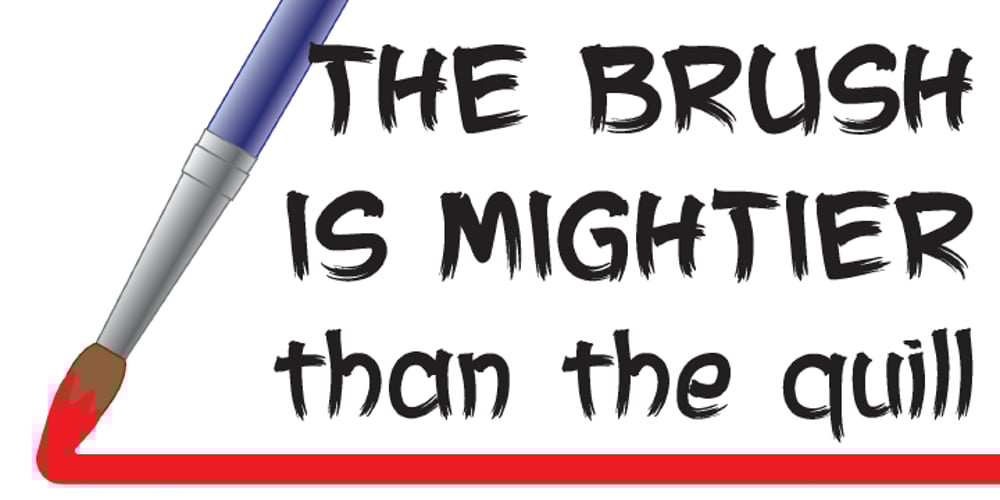 Brush With Death font