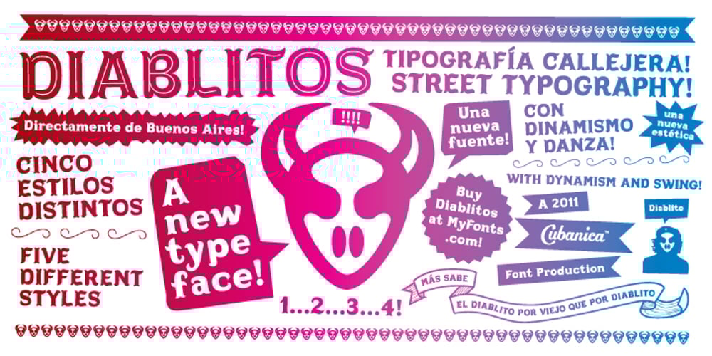 Diablitos font