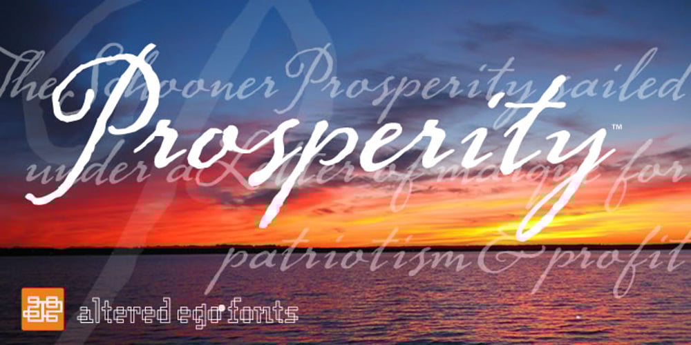 AE Prosperity font