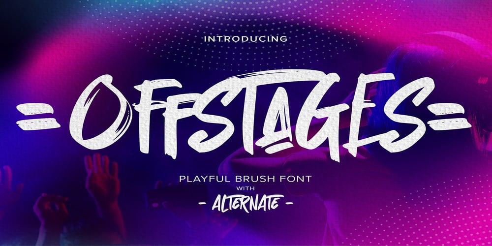Offstages font