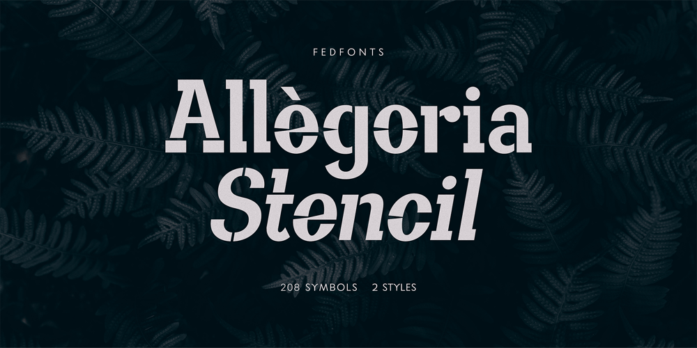 Allegoria font