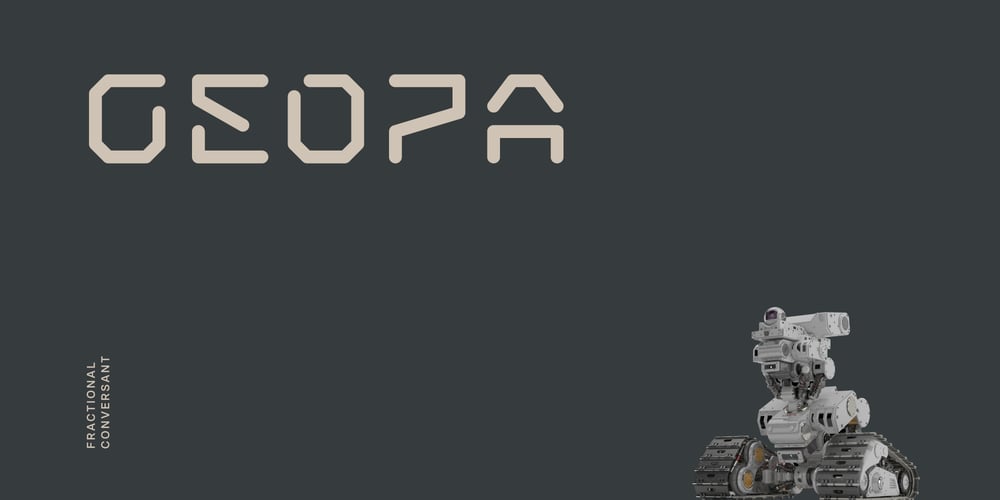 Geopa font