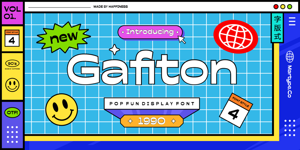 Gafiton font