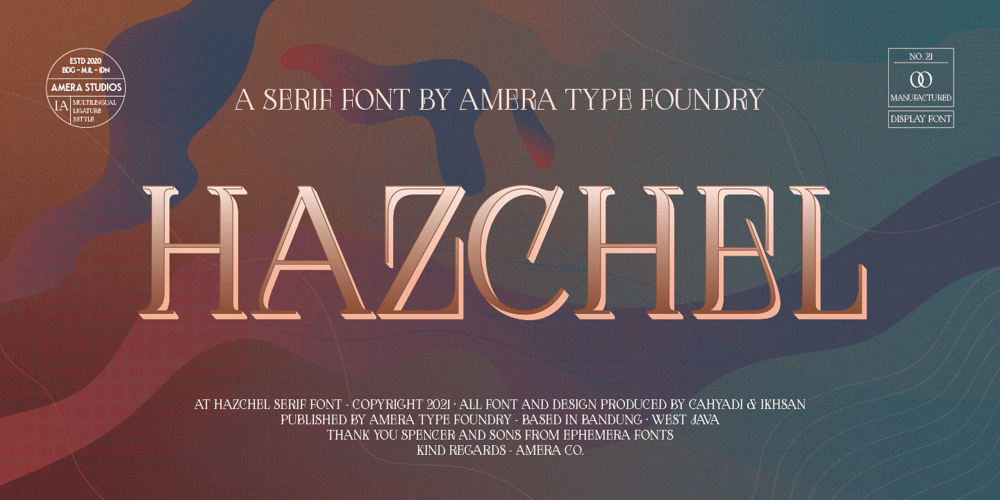 AT Hazchel font