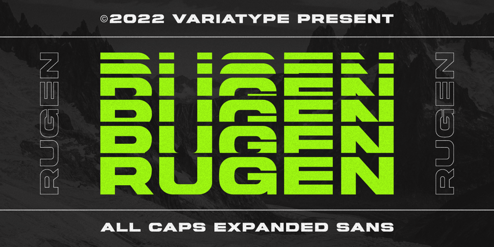 Rugen font