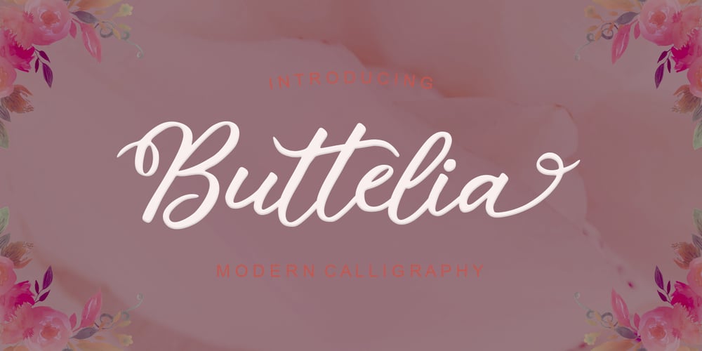 Buttelia font