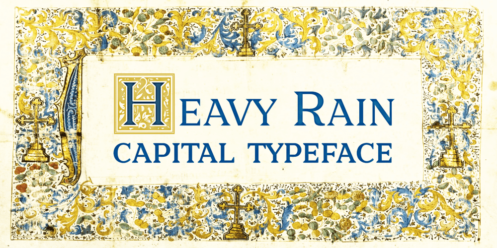 Heavy Rain font
