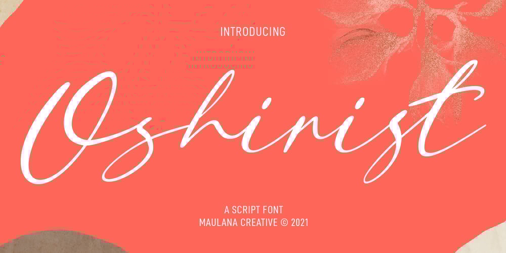 Oshirist font