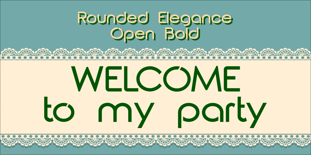 Rounded Elegance font
