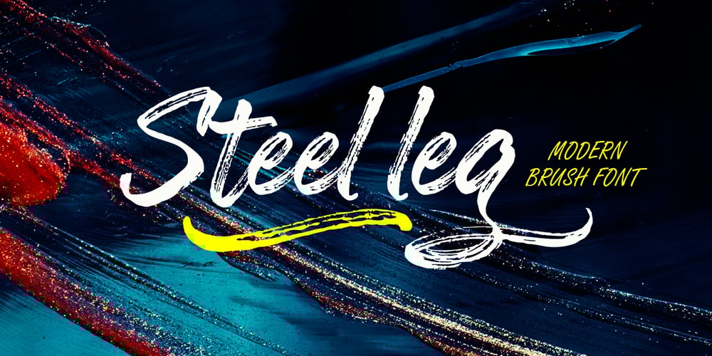 Steel Leg font