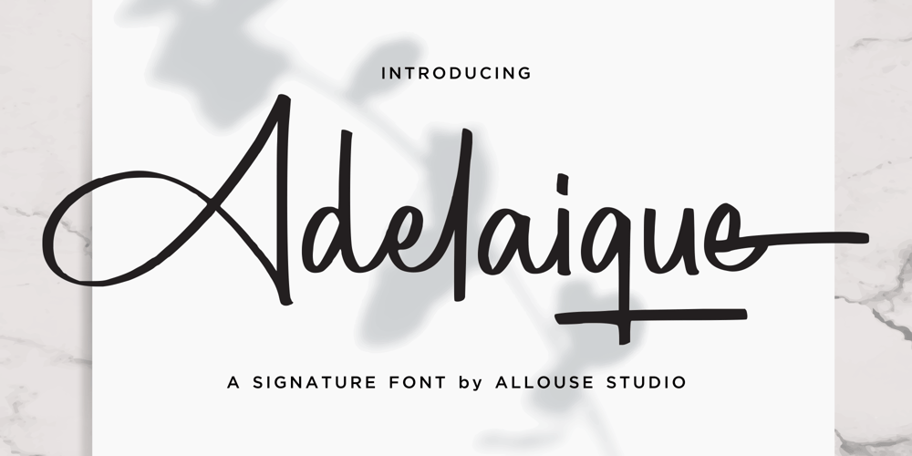 Adelaique font