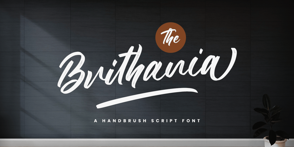 Brithania font