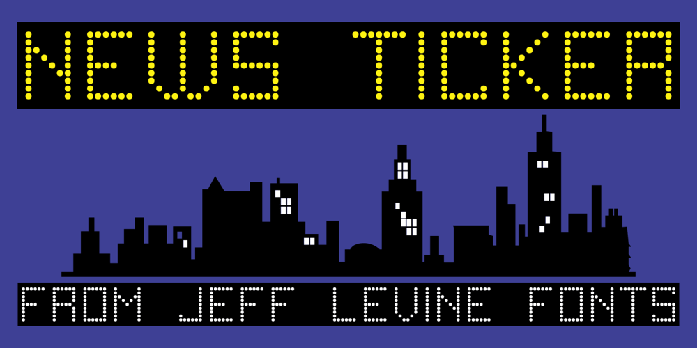 News Ticker JNL font