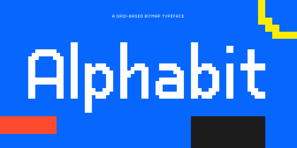 Alphabit font